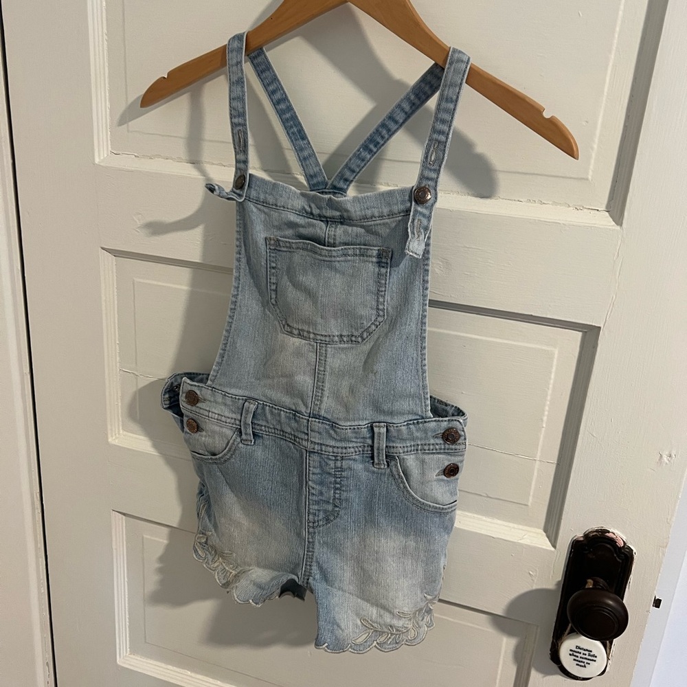 Cat & Jack Denim Dungarees - Medium